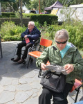 37. Vaste DOP-bezoekers Bob Brugman en Hannah